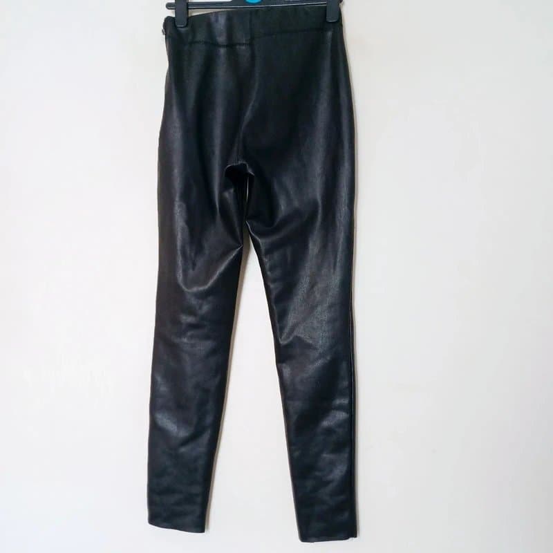Topshop Topshop women's faux leather skinny trousers size 8
