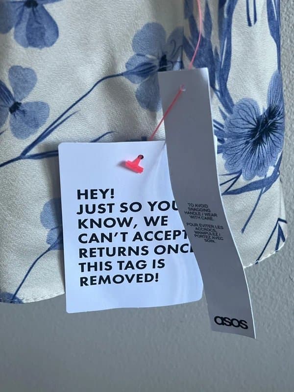 ASOS New with tags. Asos Design satin bandeau mini dress with pintuck detail in blue floral print size 16