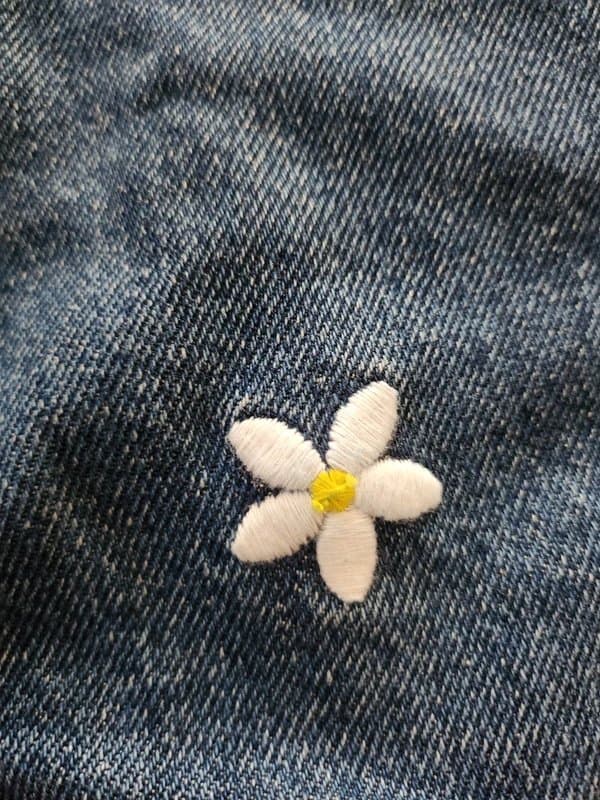 New Look Jeans with embroidered flowers