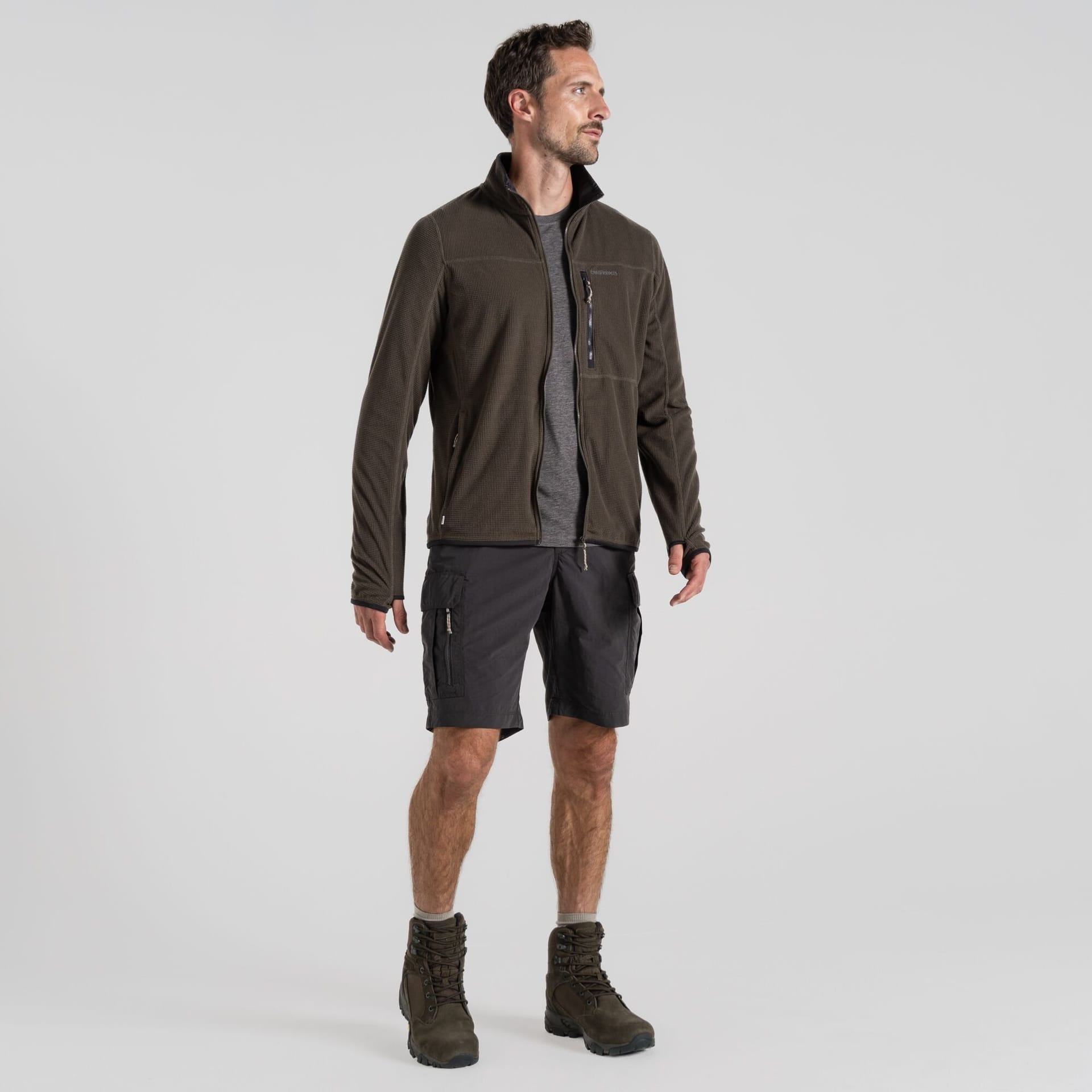 Craghoppers Craghoppers Men's NosiLife' Cargo Short in Mid Grey - 4