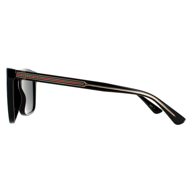 Gucci Gucci Men's Rectangle Black Grey Polarized Sunglasses - 3
