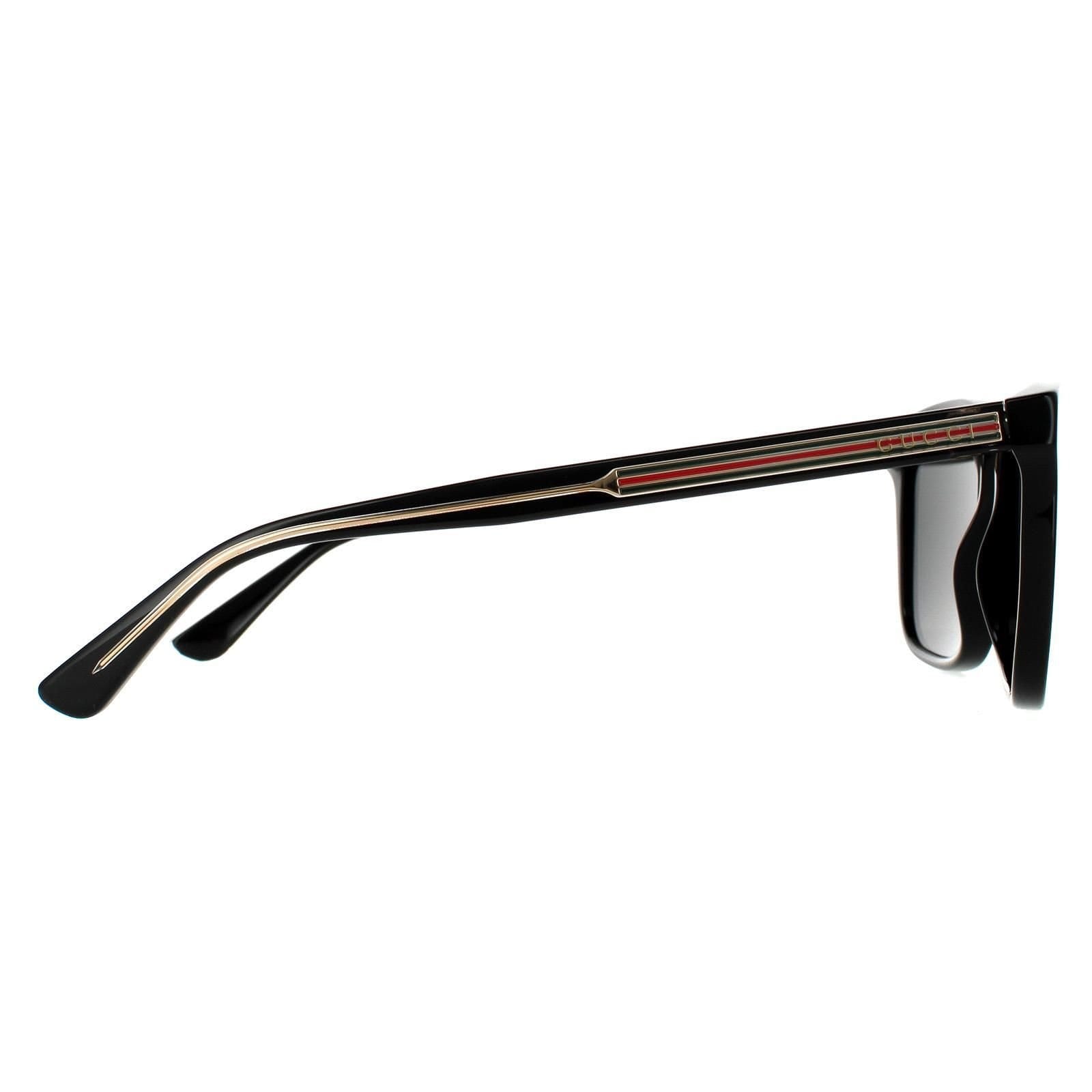 Gucci Gucci Men's Rectangle Black Grey Polarized Sunglasses - 4
