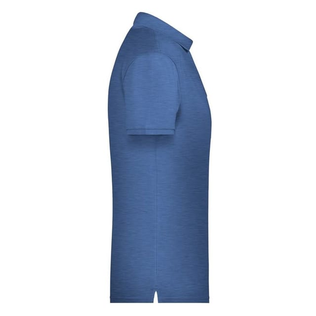 James and Nicholson James and Nicholson Men's Basic Polo Shirt in Mid Blue - 3