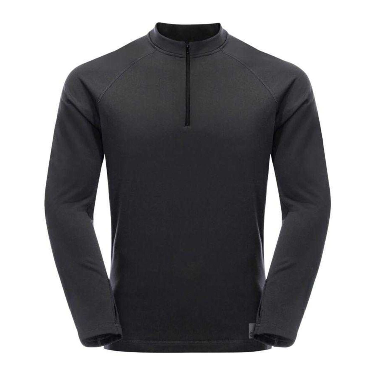 Jack Wolfskin Men's Bike Commuter Fleece Top in Black