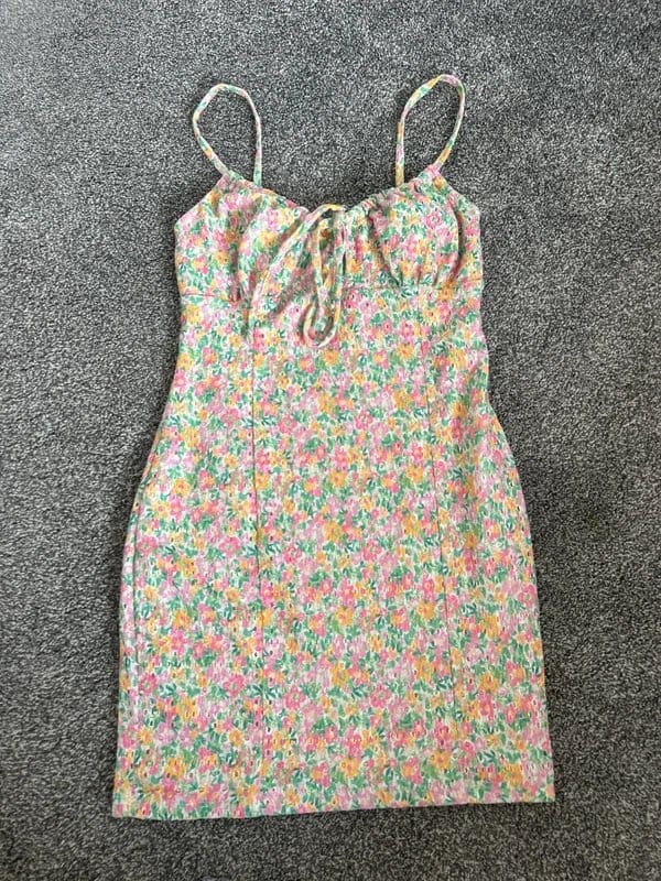 Bershka Multi Floral Mini Dress
