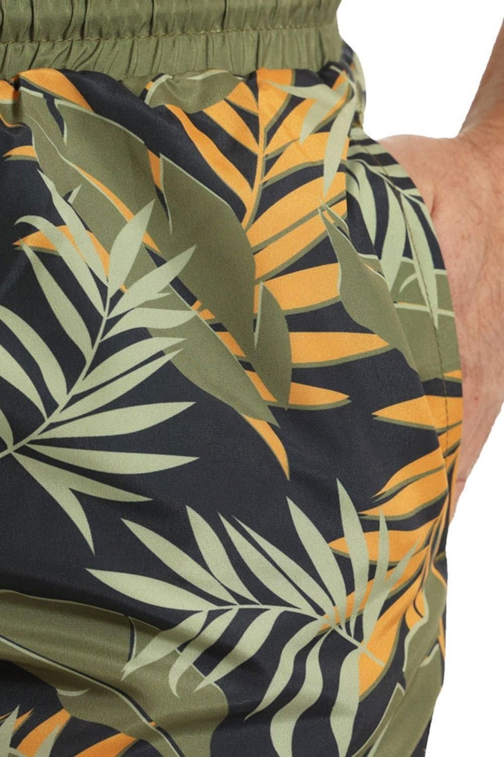 RIPT Essentials RIPT Essentials Men's Jungle Print Swim Shorts - 4