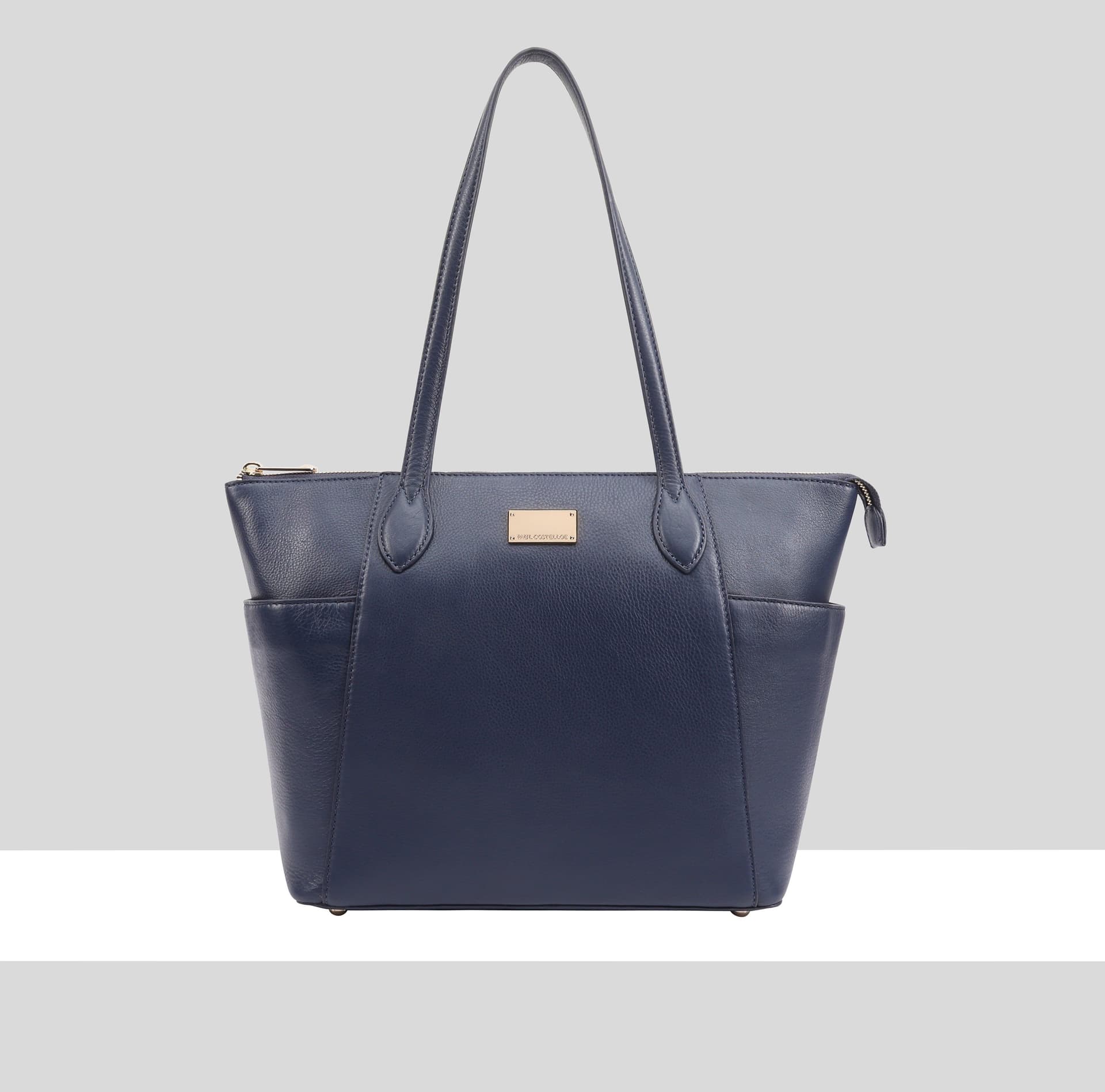 Paul Costelloe Paul Costelloe Women's Morava Leather Tote/Shoulder Bag in Indigo