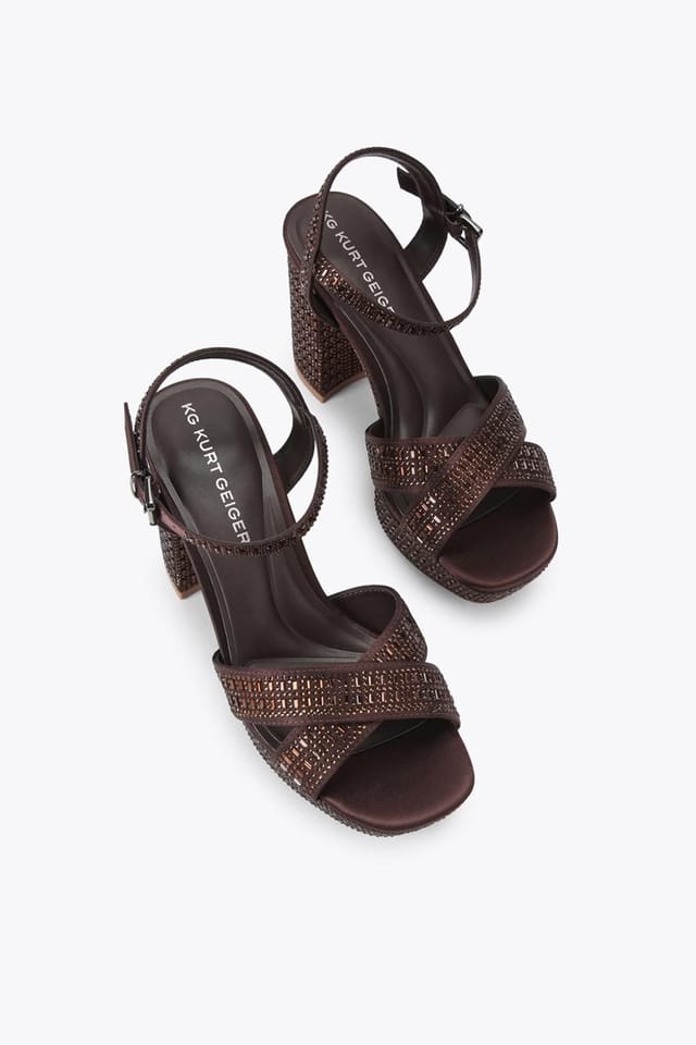 KG Kurt Geiger KG Kurt Geiger Women's 'Fleur Platform' Heels in Brown - 2