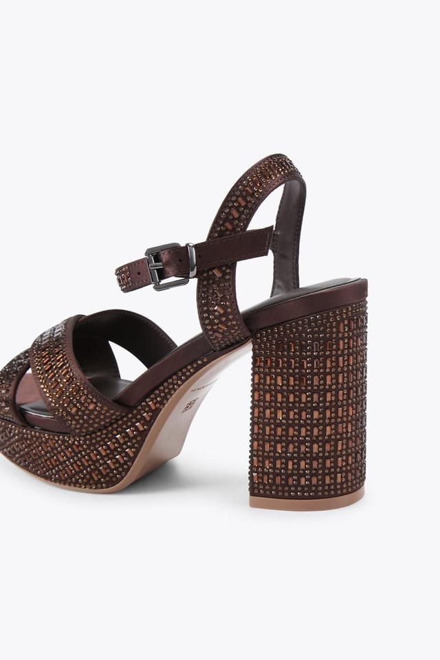 KG Kurt Geiger KG Kurt Geiger Women's 'Fleur Platform' Heels in Brown - 3
