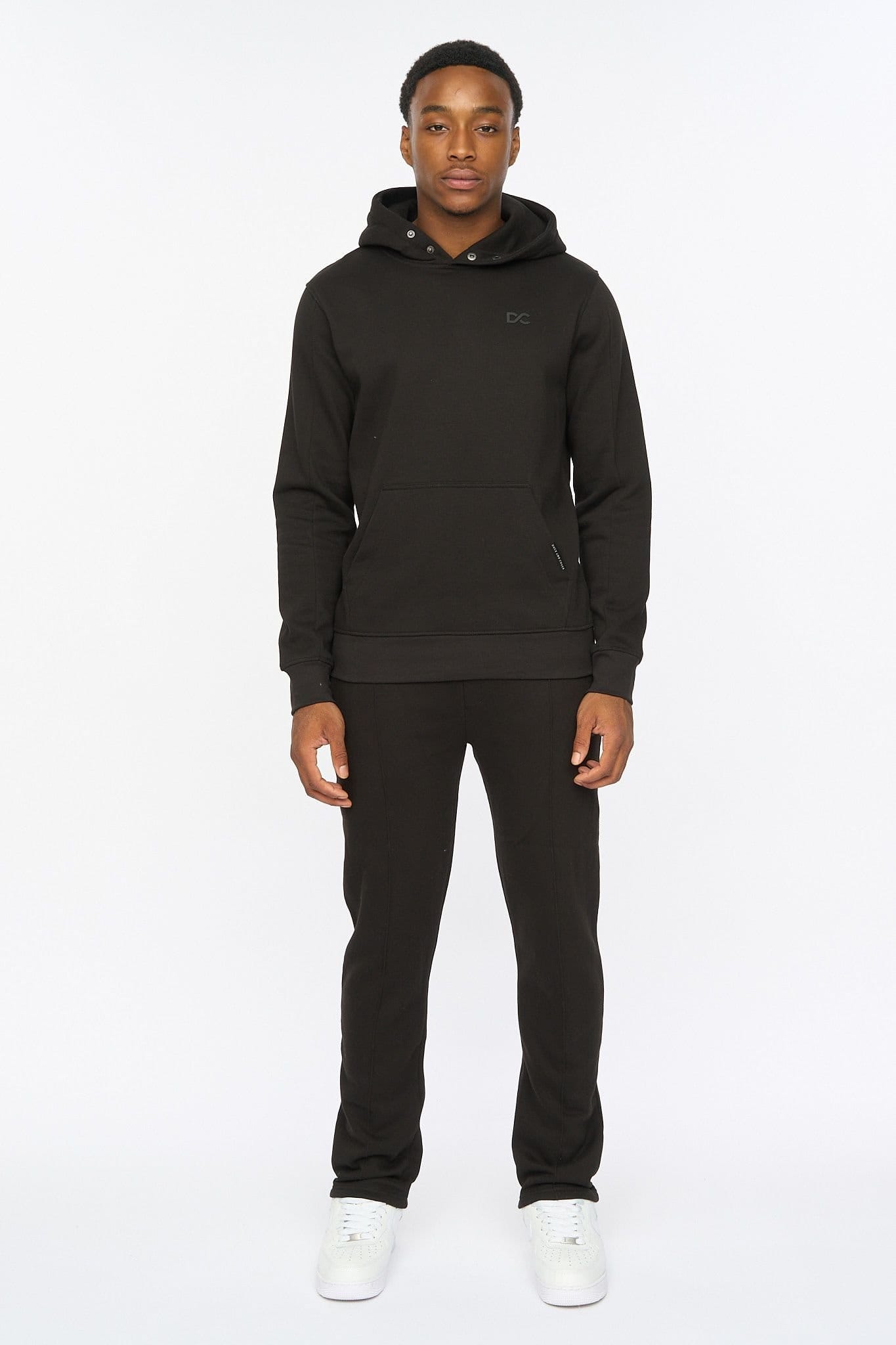Duck&Cover Duck&Cover Chattamere Men's Straight-Leg Fleeceback Joggers with Welt Pockets in Black - 4