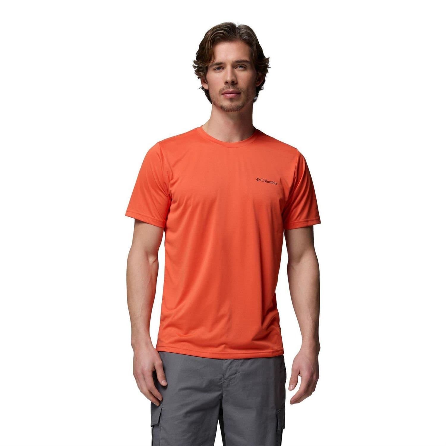 Columbia Columbia Men's Hike Tech Trail Performance T-Shirt in Orange