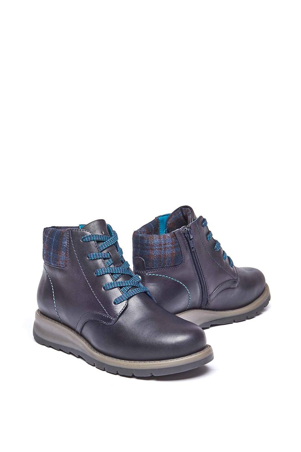 Moshulu Moshulu Women's 'Lydd' Lace Up Ankle Boot in Indigo - 2