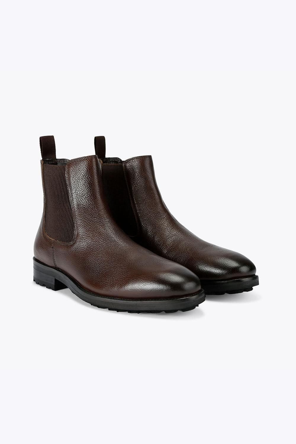 KG Kurt Geiger KG Kurt Geiger Men's 'Phoenix' Leather Boots in Brown - 4