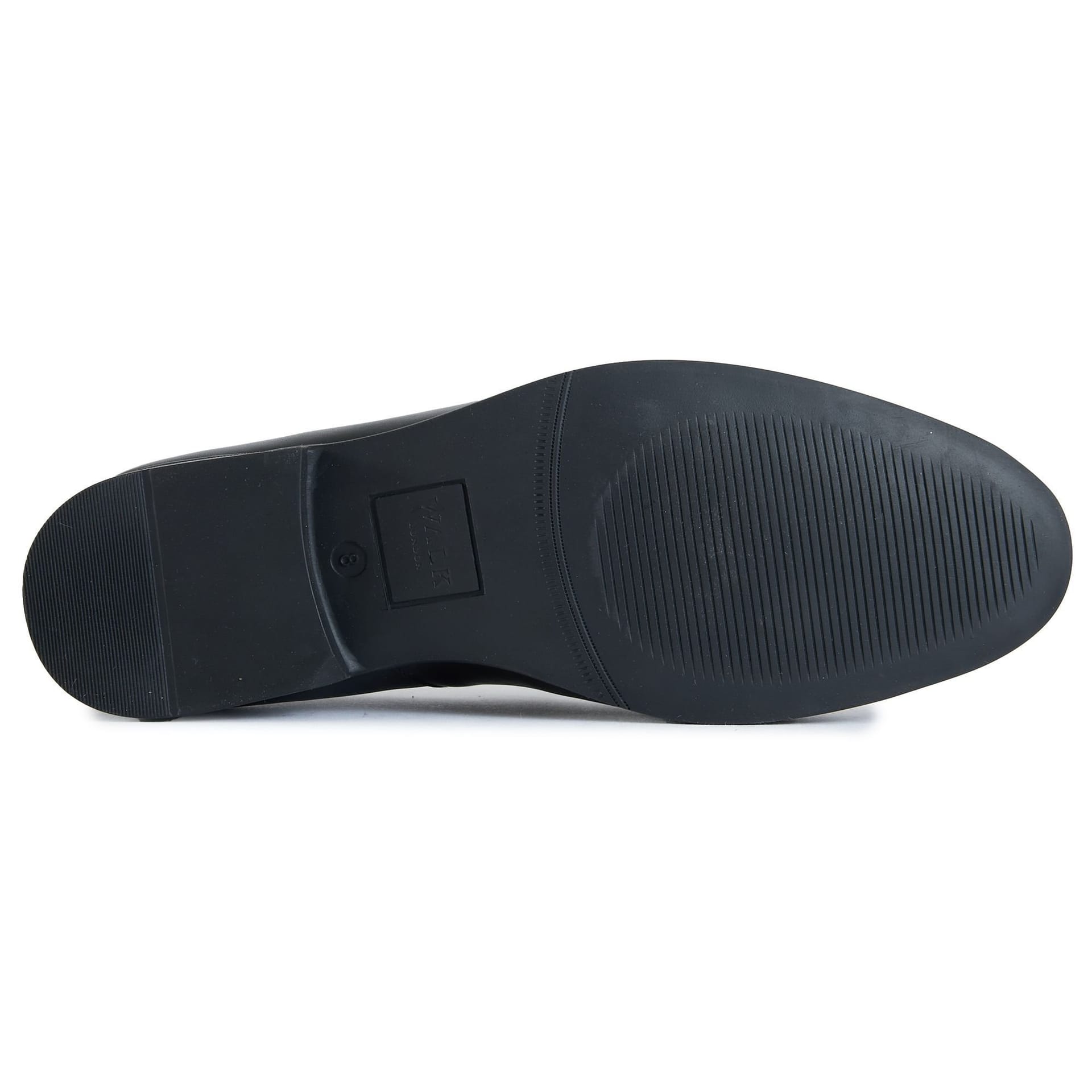 WALK LONDON Walk London Men's Ischia Tassel Shoes in Black - 4