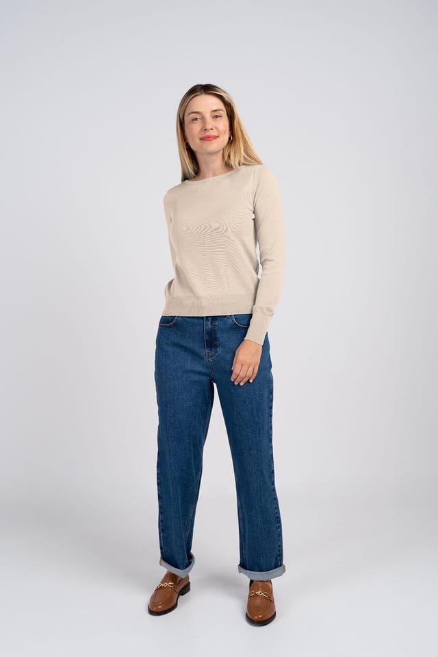Kettlewell Kettlewell Women's Grace Sweater in Light Beige - 3