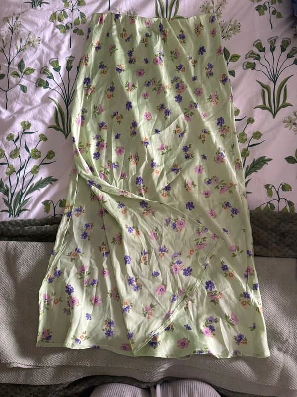 ASOS Floral midi skirt