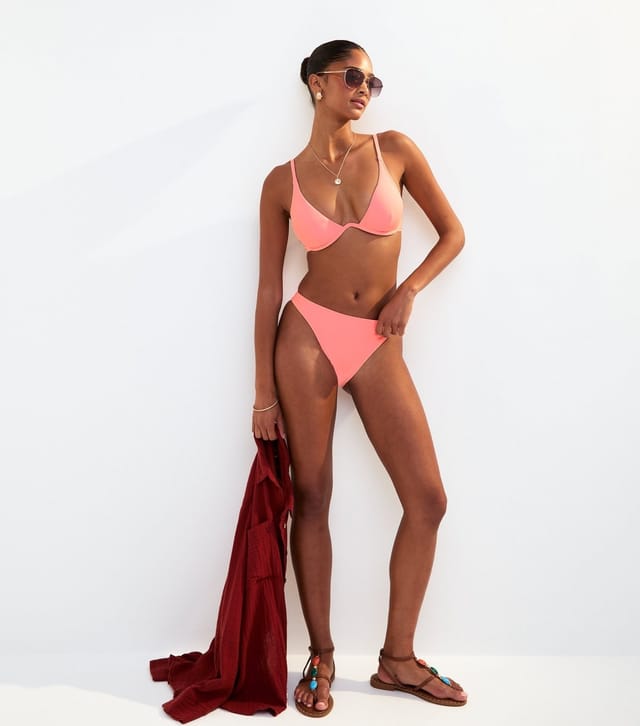New Look Women's Light Pink Hipster Bikini Briefs New Look - 3