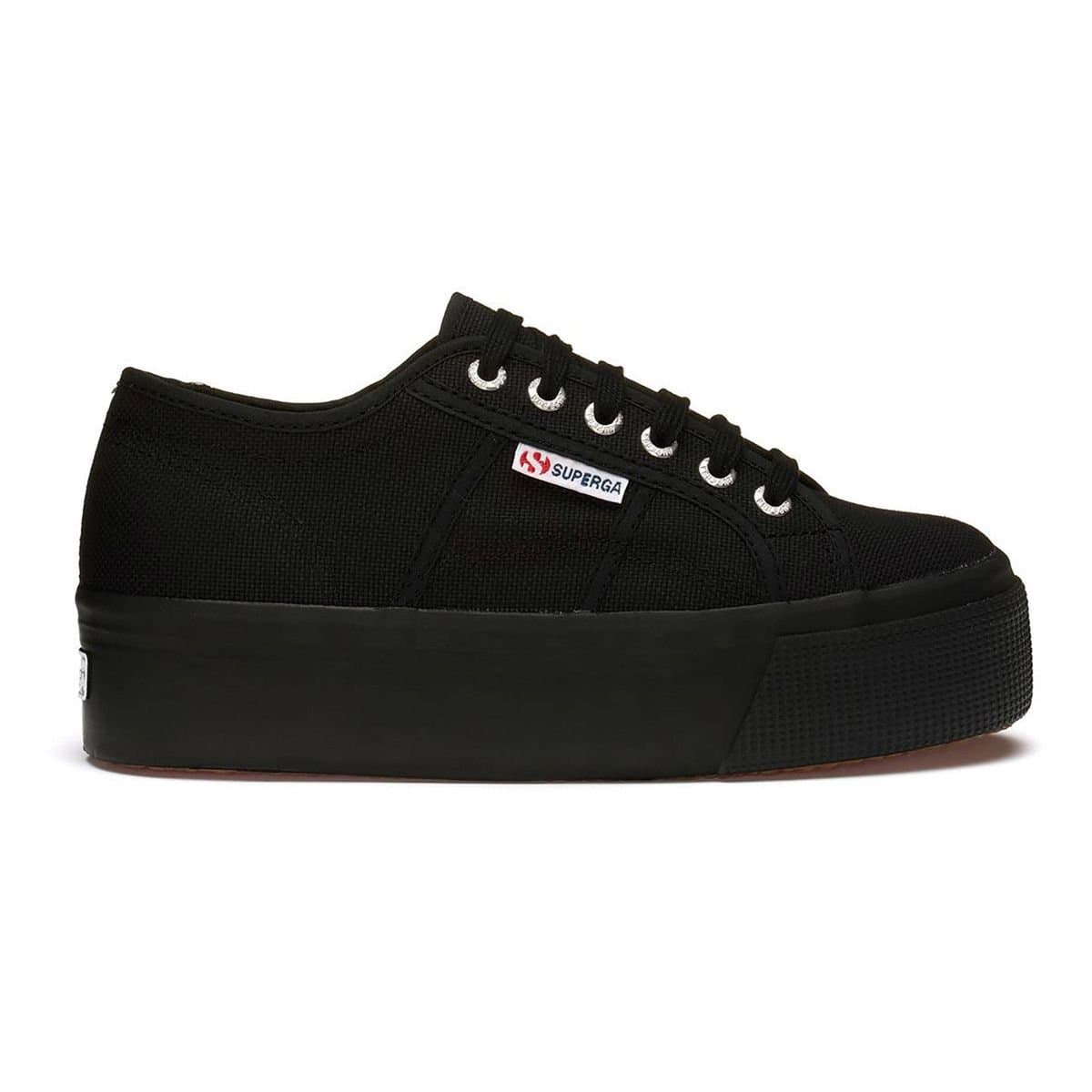 Superga Superga Women's 2790 Linea Up Down Trainers in Black