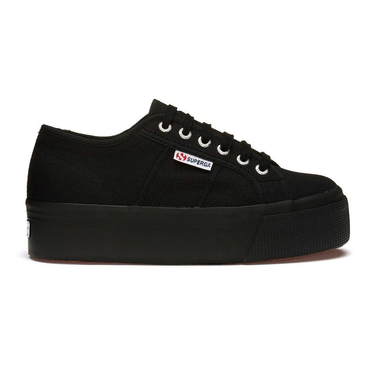 Superga Superga Women's 2790 Linea Up Down Trainers in Black - 4