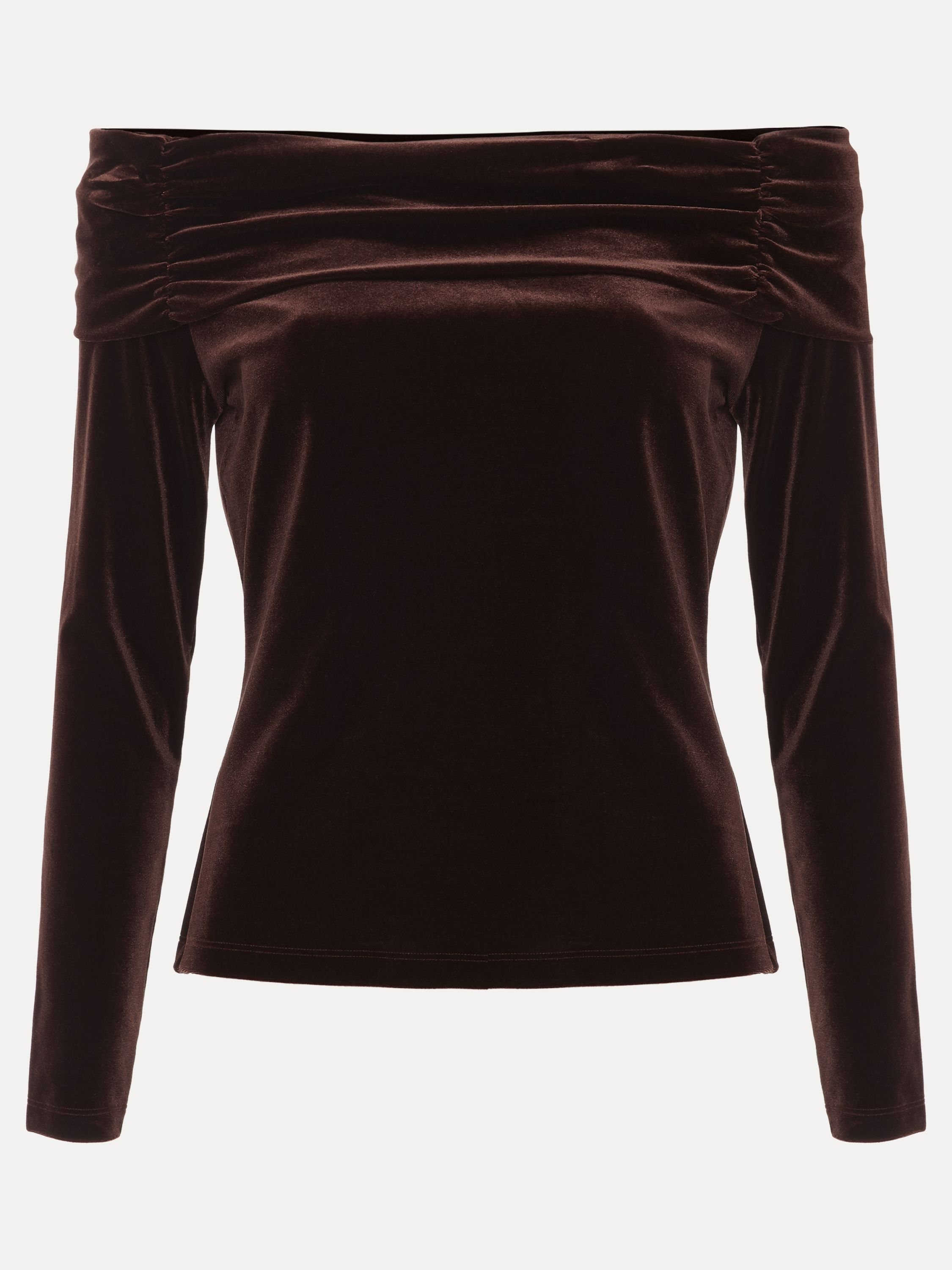 Phase Eight Phase Eight Women's Orelia Velvet Top in Bronze - 2