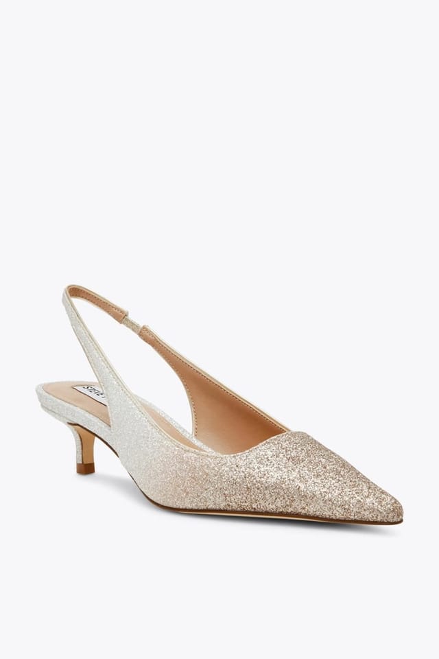 Steve Madden STEVE MADDEN Women's 'Kari Heel Champagne' Heels - 2