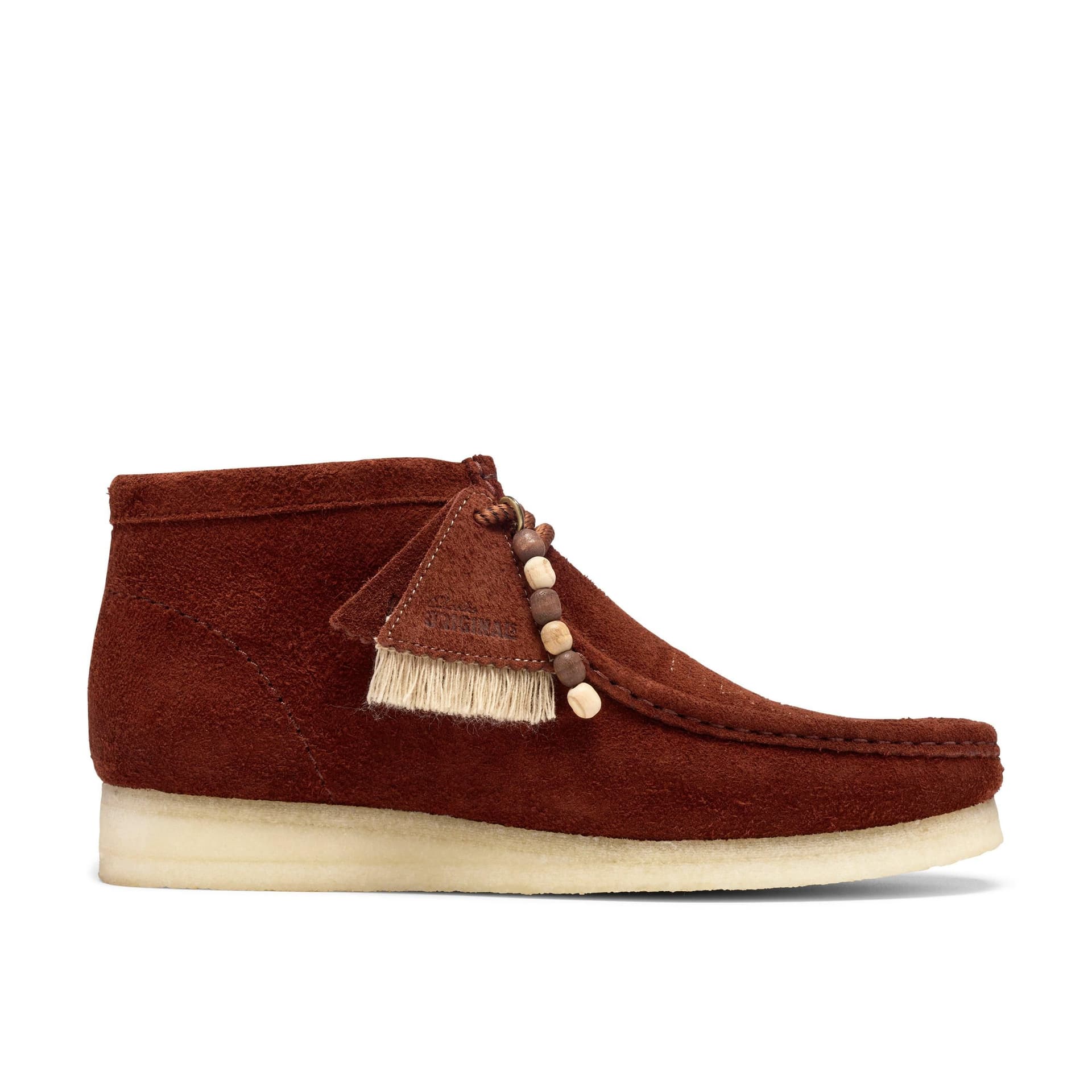 Clarks Clarks Men's Wallabee Boot Brown Combination Suede Ankle Boots, Wallabee, Lace Up