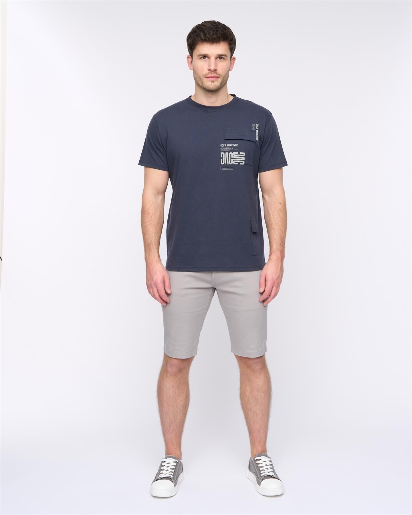Duck&Cover Duck&Cover Men's Franztown Shorts in Grey - 4
