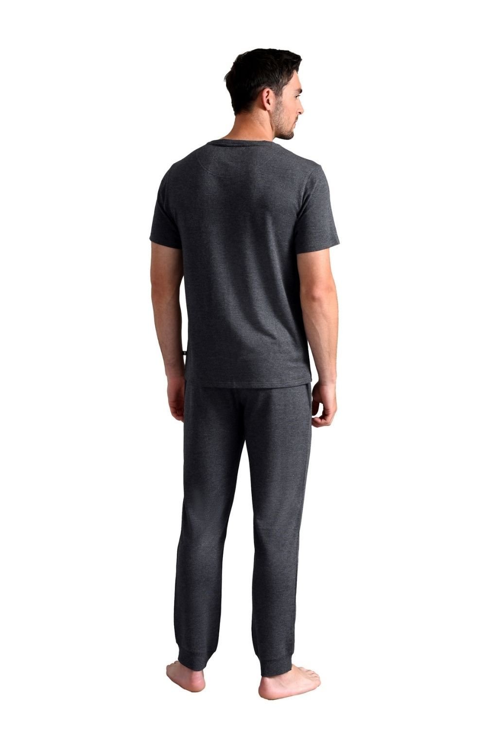 Ted Baker Ted Baker Men's Luxury Pyjama Trousers Loungewear Jogging Bottoms in Grey - 2