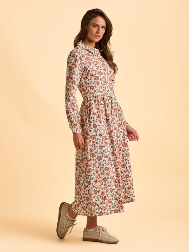 Brakeburn Brakeburn Women's Bella Dress in Cream - 3