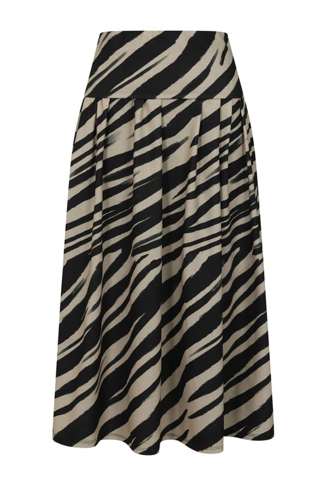 Hot Squash Hot Squash Women's Boho Maxi Skirt in Light Sand - 3