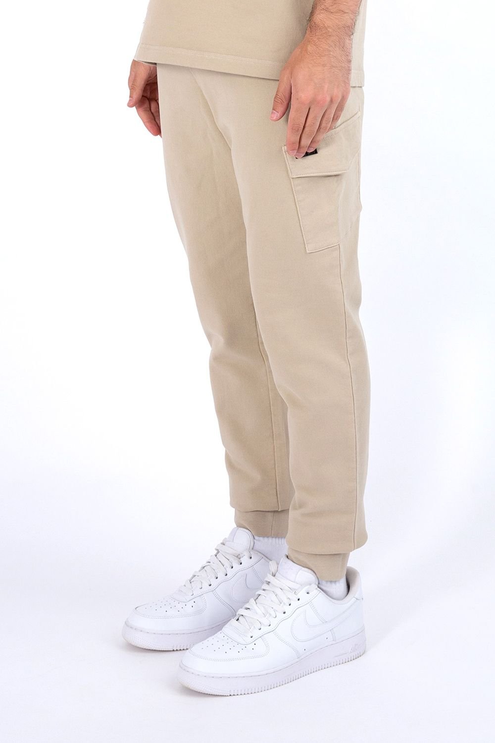 Luke 1977 Luke 1977 Men's Jondal Cuffed Joggers in Stone - 3