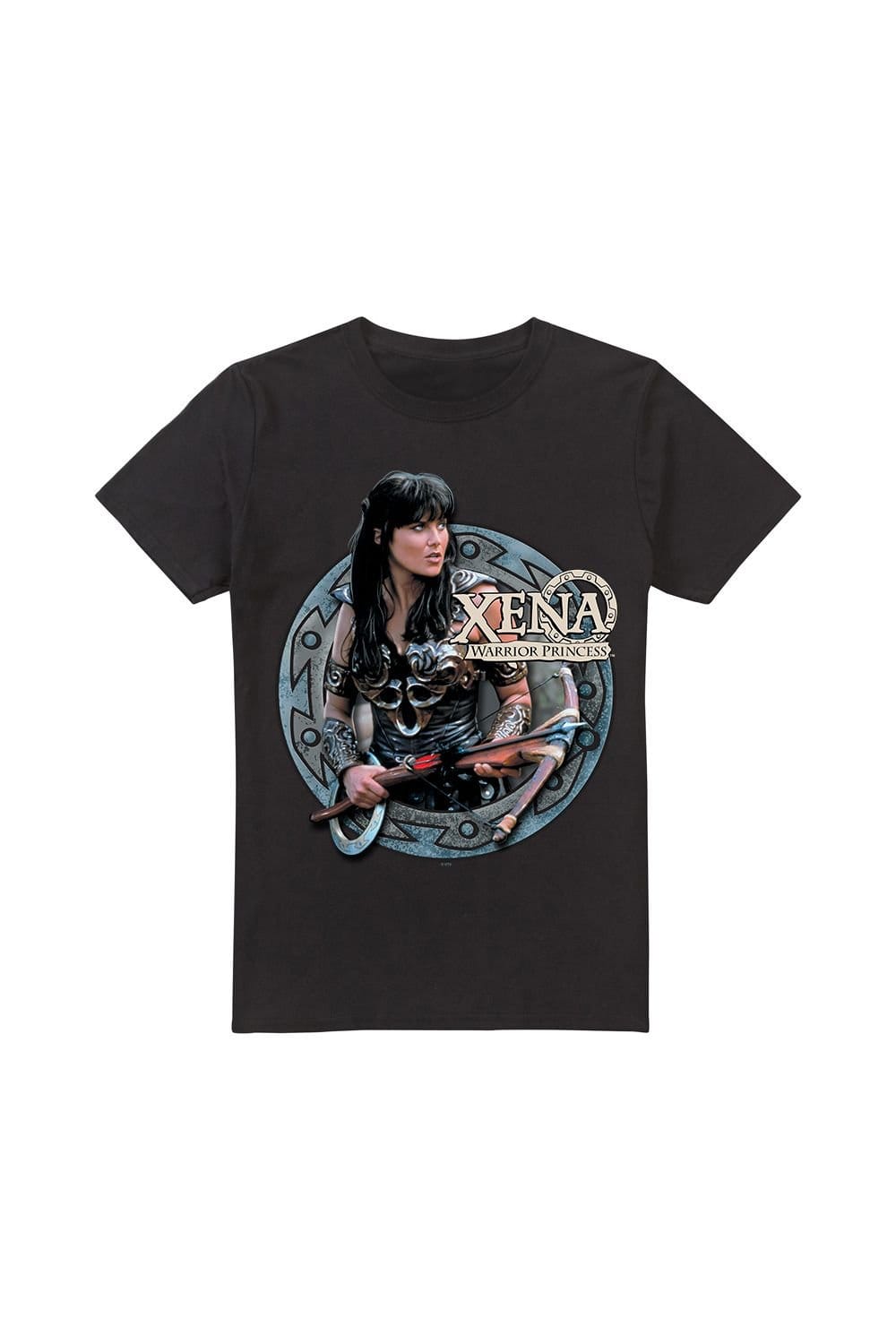 NBCU NBCU Men's Xena The Warrior Princess Princess T-Shirt, Black - 4