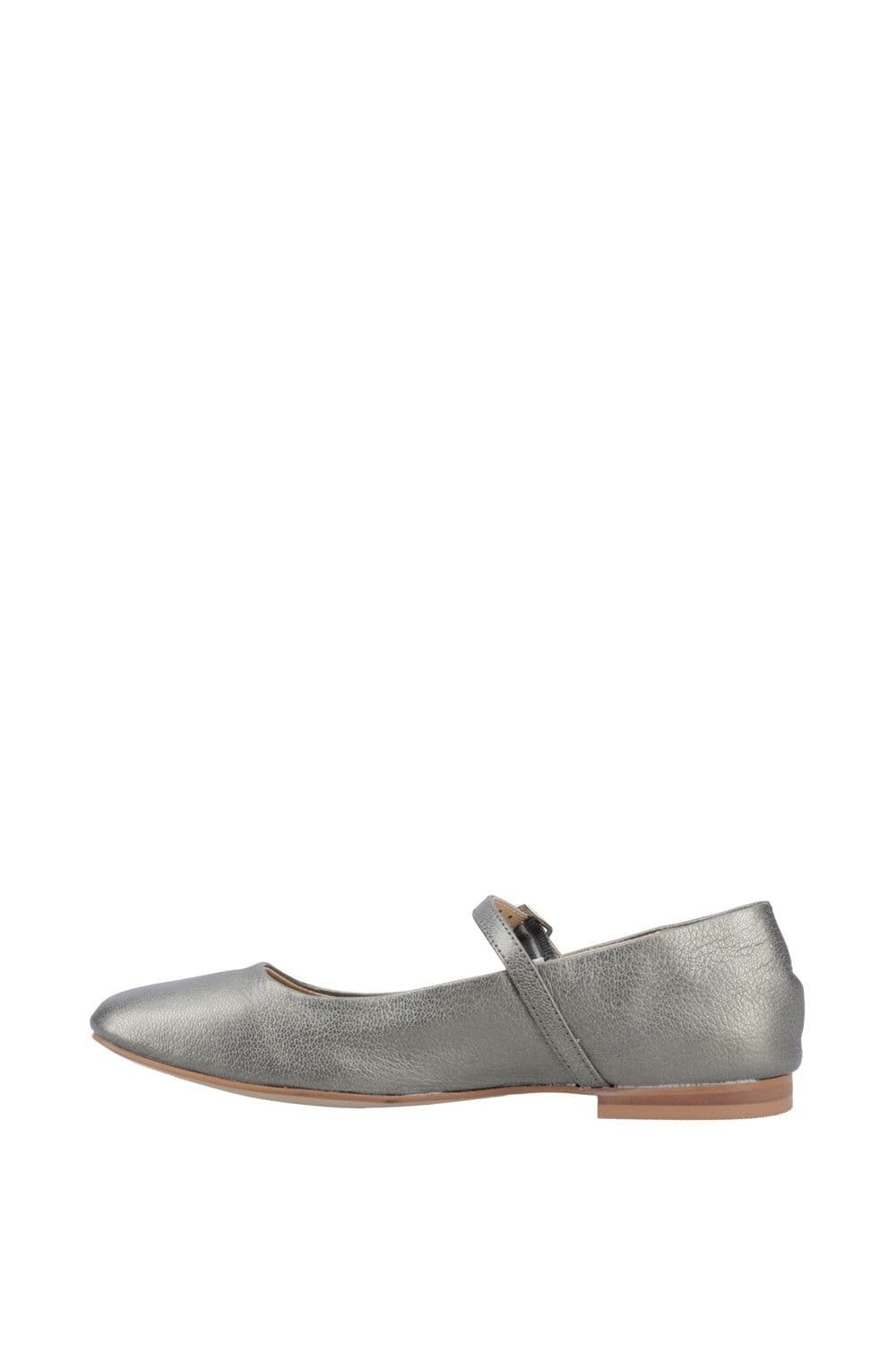 Hush Puppies Hush Puppies Women's Pasha Leather Ballerina in Metallics - 4