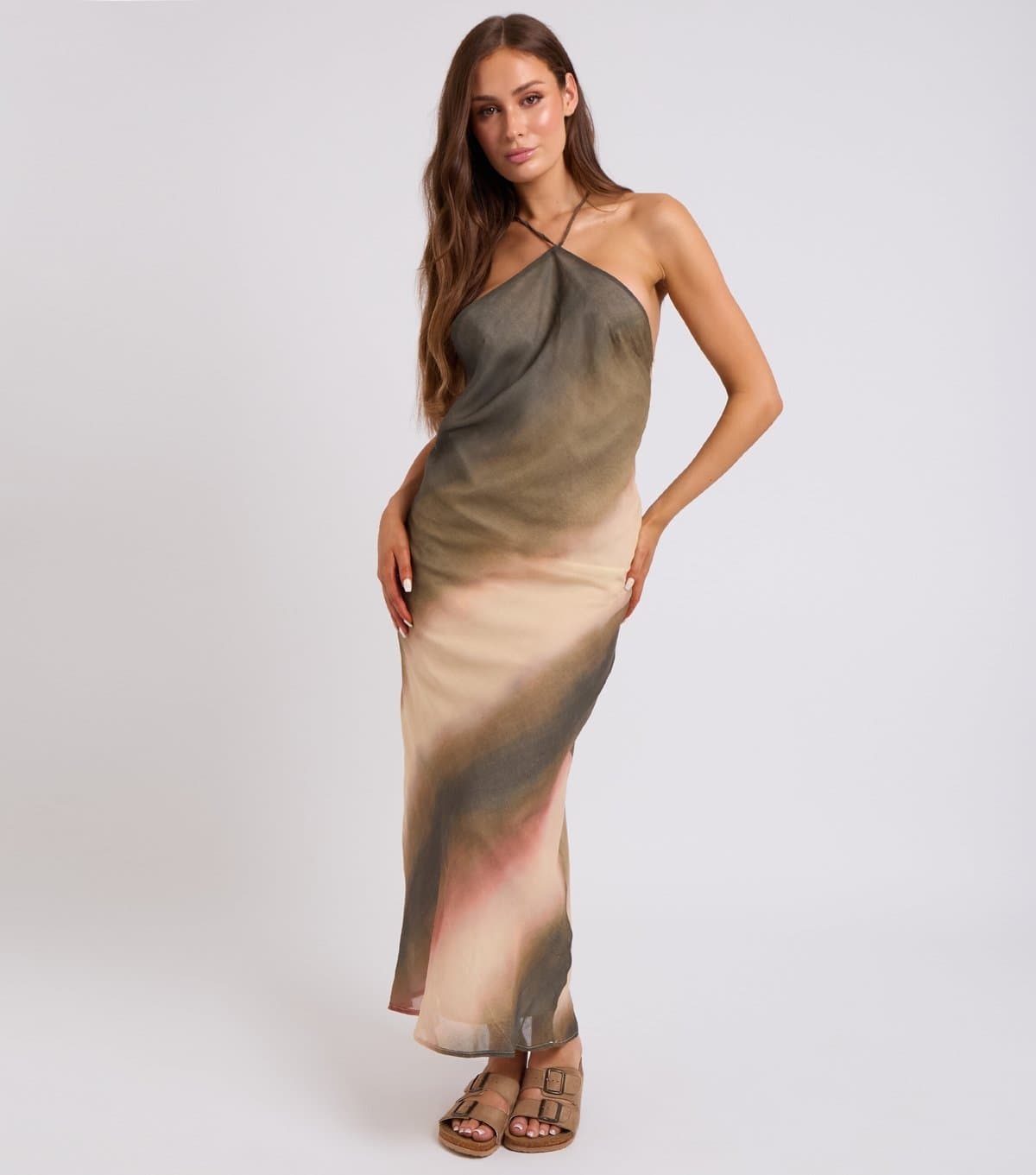 Urban Bliss Women's Green Ombre Bead Detail Maxi Dress Urban Bliss New Look