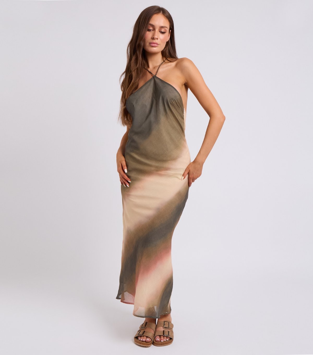 Urban Bliss Women's Green Ombre Bead Detail Maxi Dress Urban Bliss New Look - 2