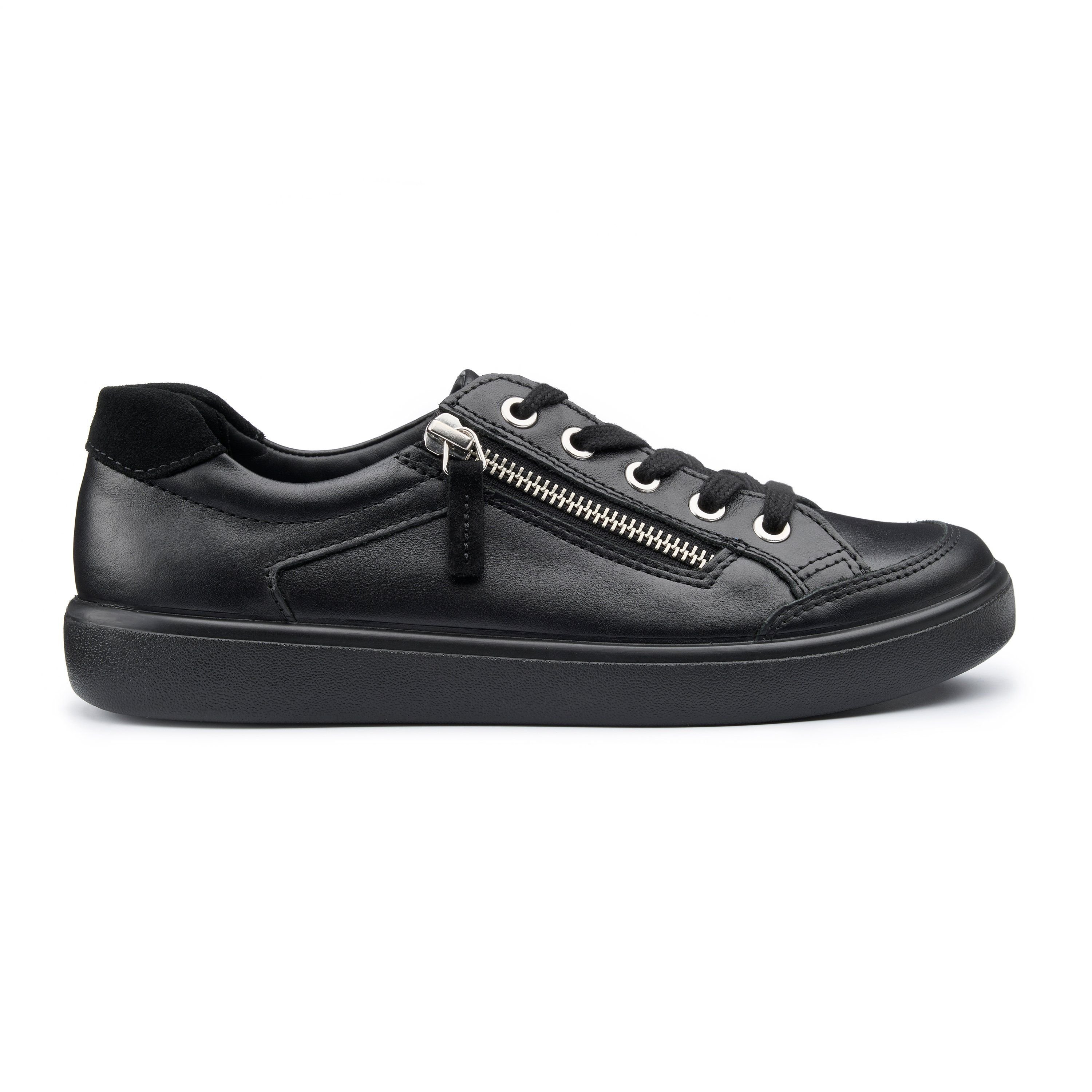 Hotter Hotter Women's Extra Wide 'Chase II' Deck Shoes in Black - 1