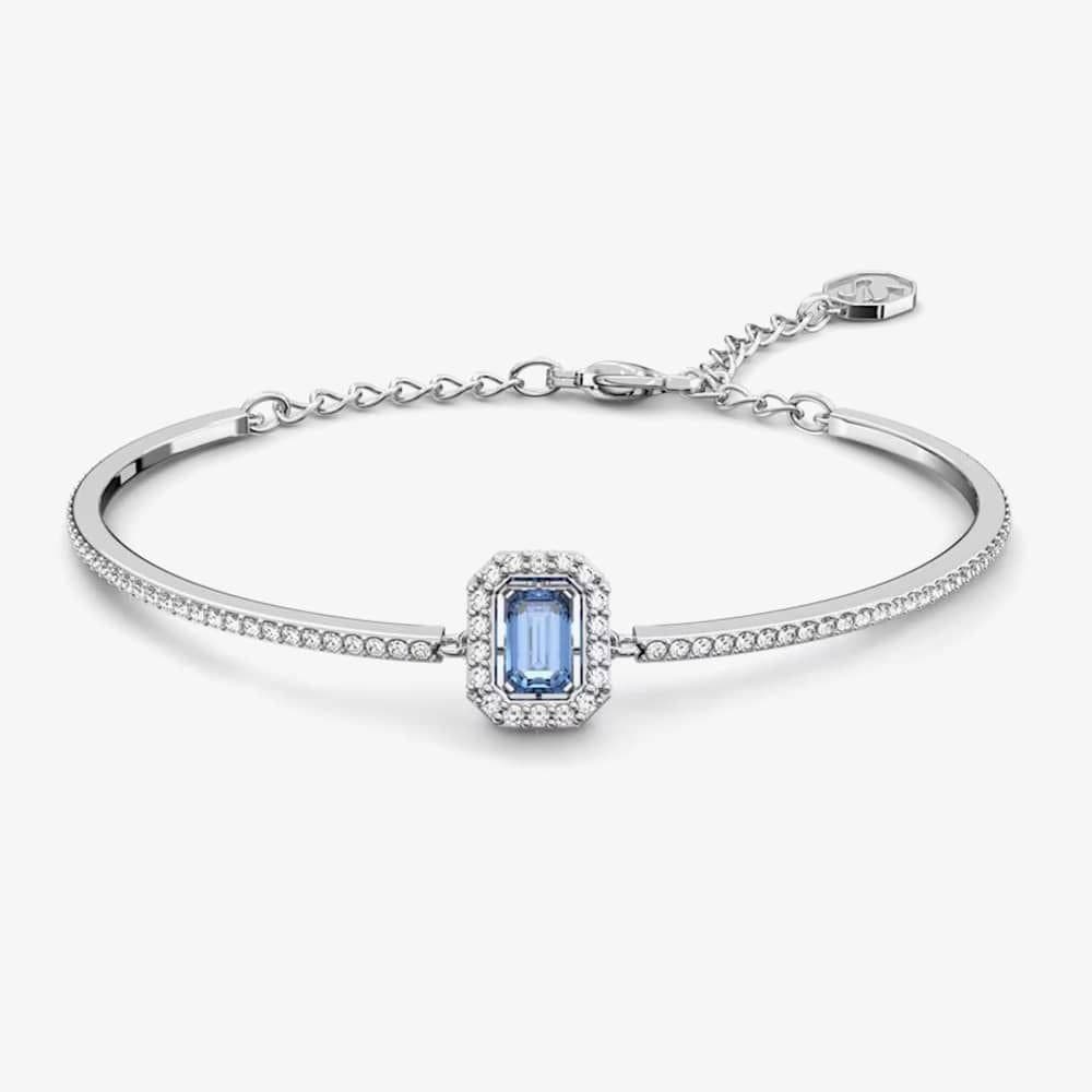 Swarovski Swarovski Women's Millenia Blue & White Crystal Bangle 5620556 in Silver