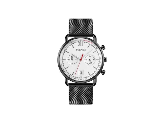 Skmei Skmei Men's Elegant Watch with Date Display & Luminous Hands in Blue - 2