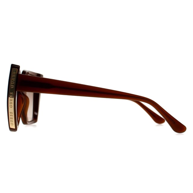 Guess Guess Women's Cat Eye Shiny Light Brown Brown Gradient GF6178 - 3