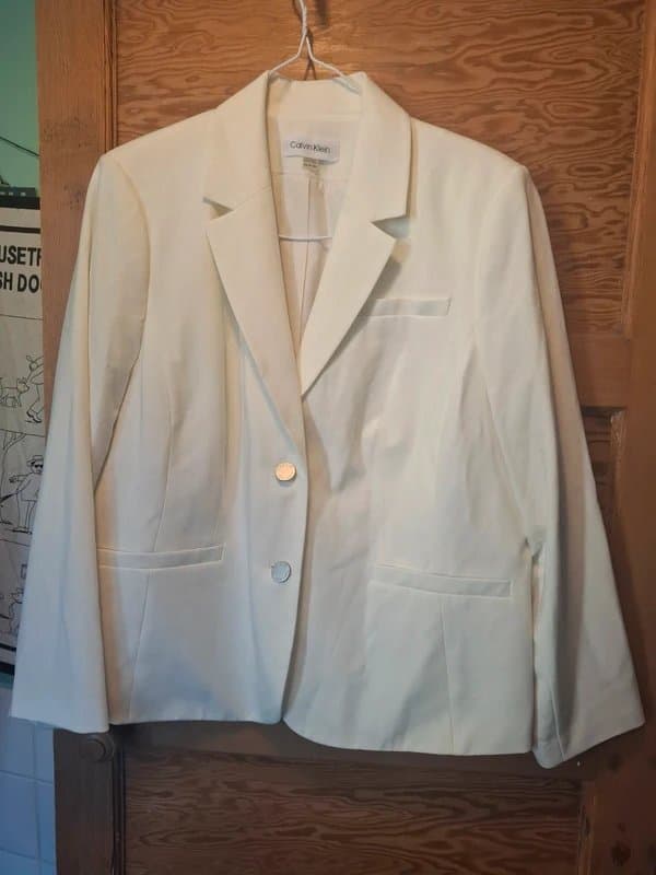 Calvin Klein Calvin Clein blazer padded shoulders