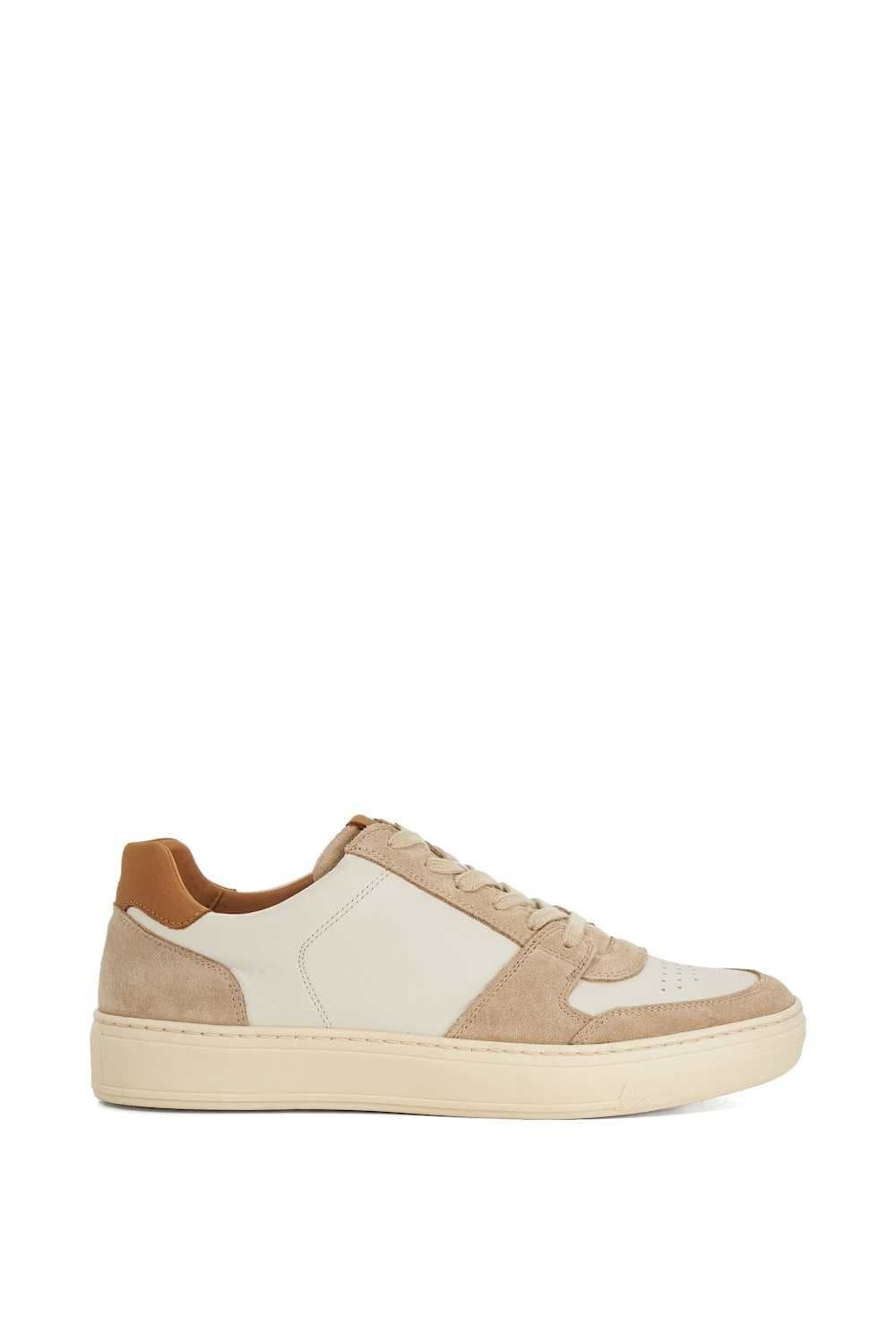 Dune London Dune London Men's 'Tawly' Leather Trainers in Natural