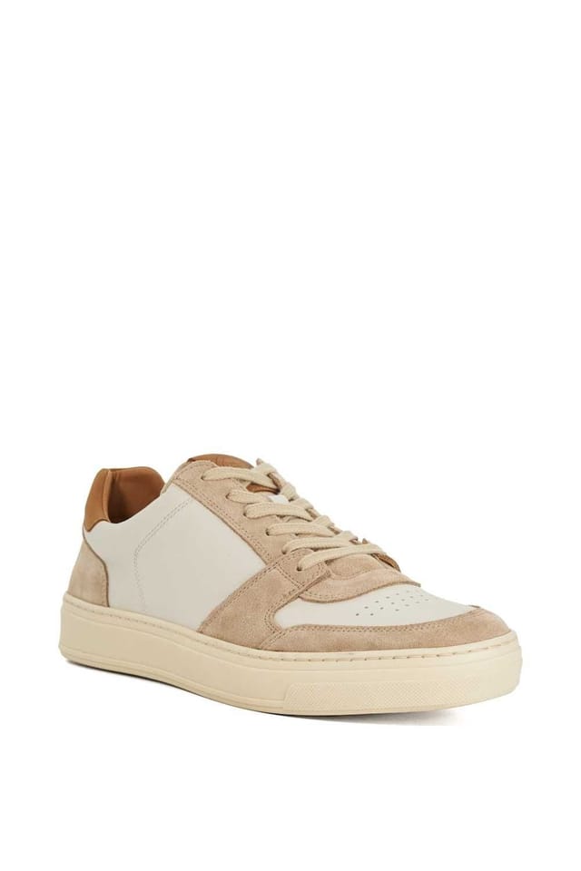Dune London Dune London Men's 'Tawly' Leather Trainers in Natural - 2