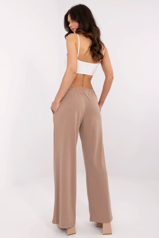 Love Lace Love Lace Women's Casual Cotton Polyester Drawstring Sweatpants in Beige - 3