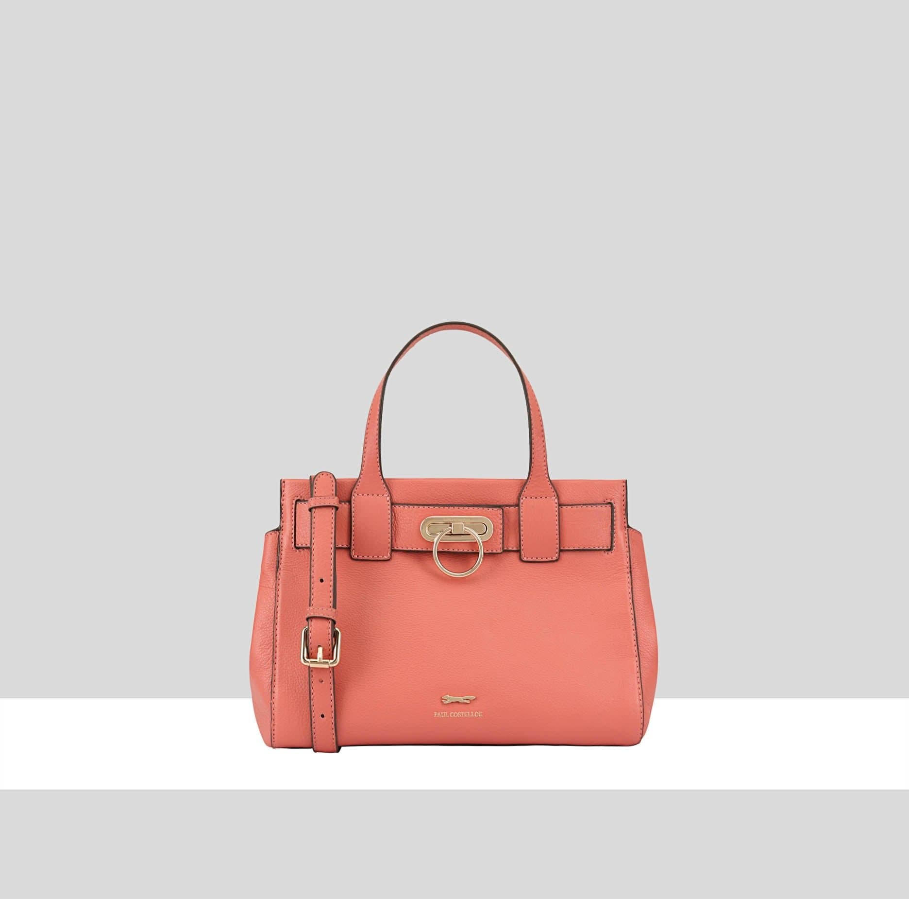Paul Costelloe Paul Costelloe Pink Leather Multi Way Bag