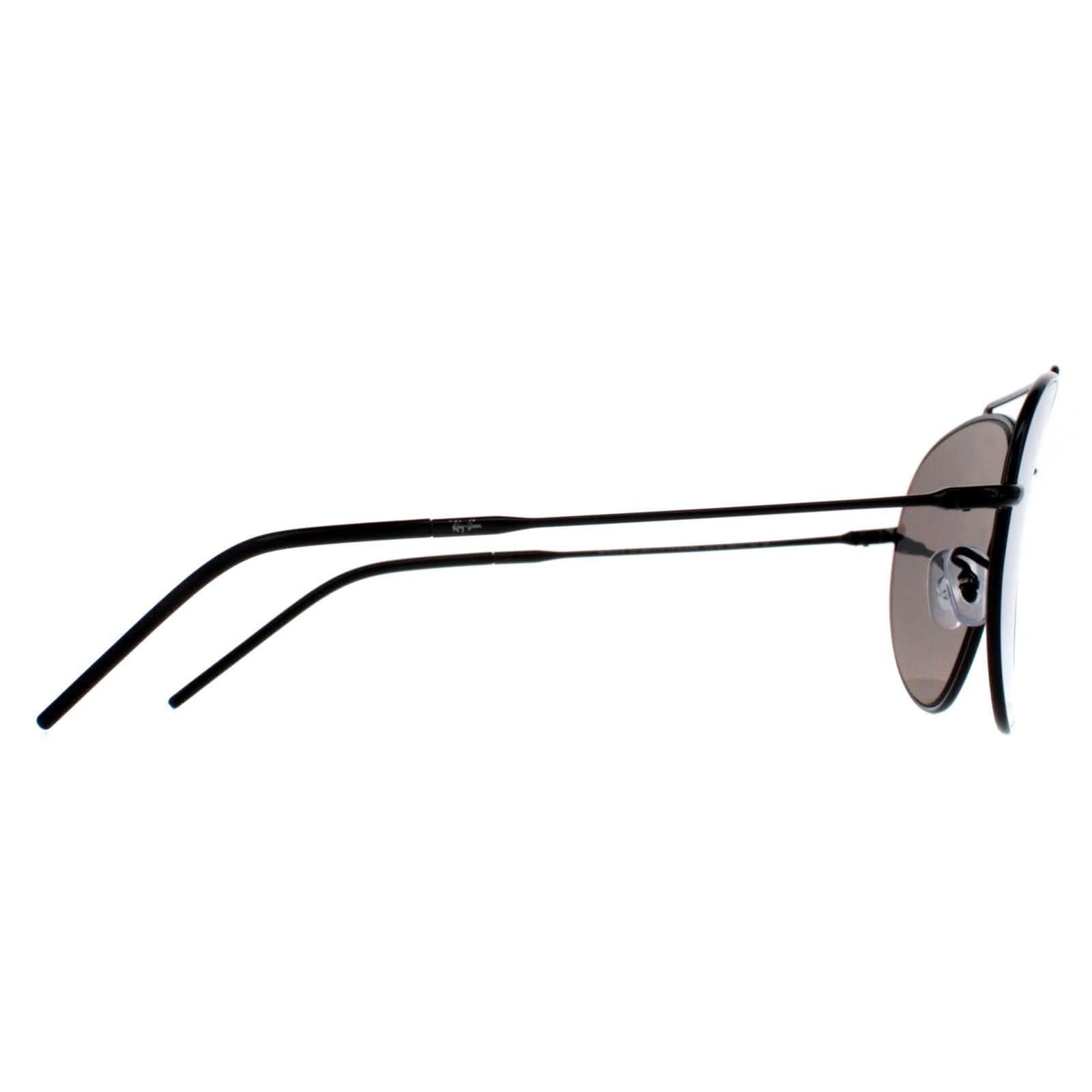 Ray-Ban Ray-Ban Men's Aviator Black Silver Mirror RB0101S Aviator Reverse - 4
