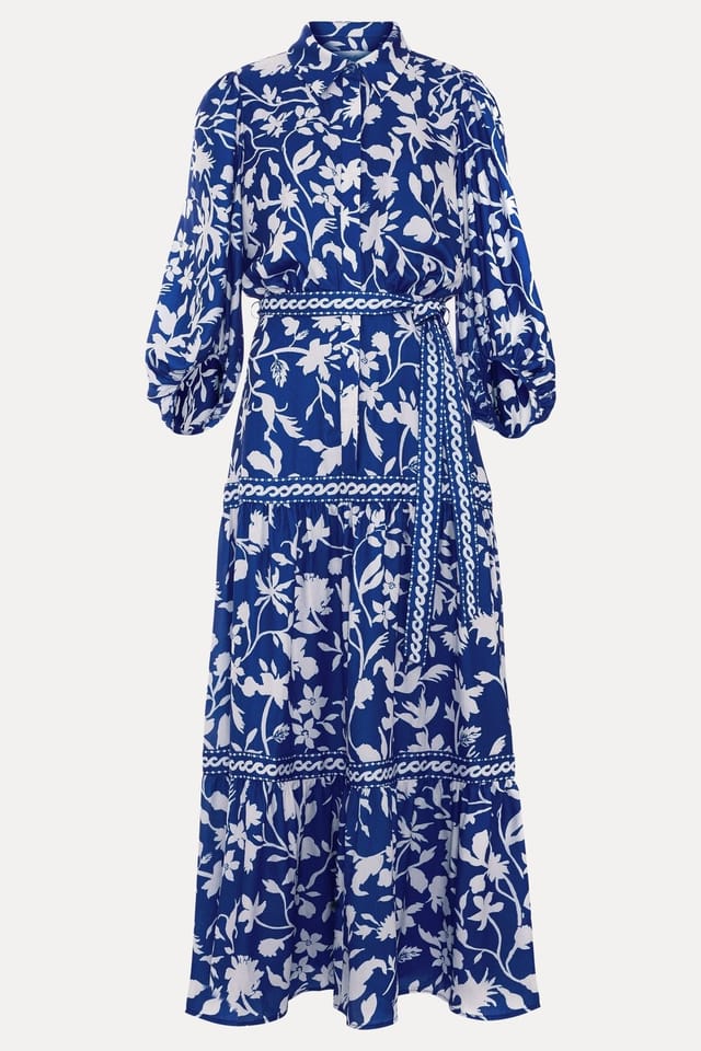 Phase Eight Phase Eight Women's Petite Coralie Maxi Dress in Cobalt - 2