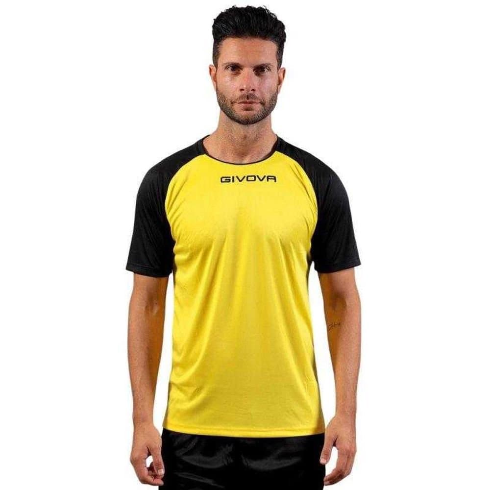 Givova Givova Men's Capo Raglan T-Shirt in Yellow