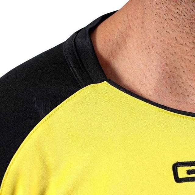 Givova Givova Men's Capo Raglan T-Shirt in Yellow - 3