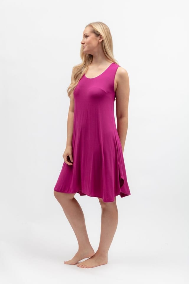 Cyberjammies Cyberjammies Women's Womens Magenta Jersey Swing Nightdress - 2