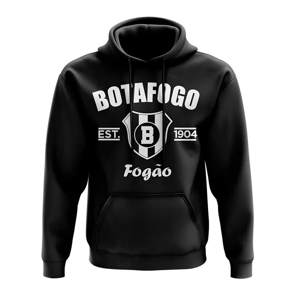 Botafogo Botafogo Men's Personalised Established Football Hoody in Black
